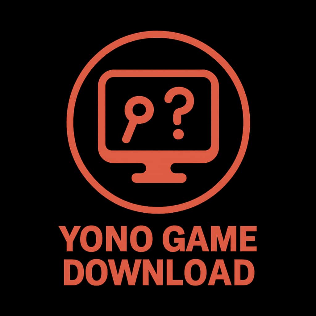 Icon representing troubleshooting for Yono Game Download login.