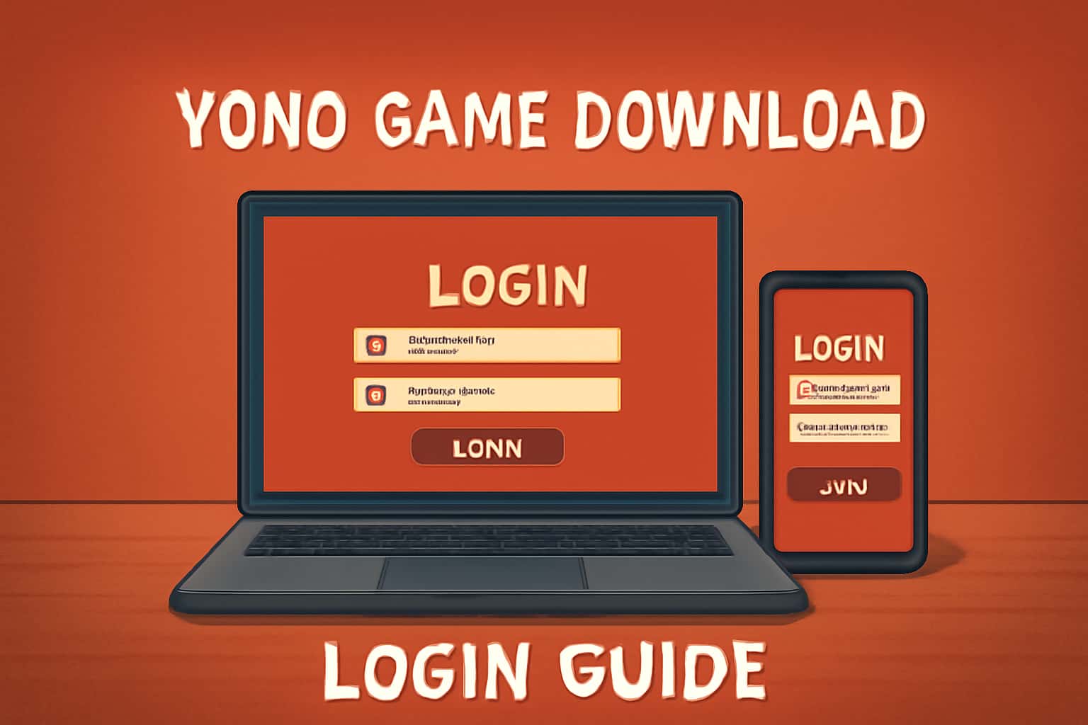 Informative scene illustrating Yono Game Download Login Guide.